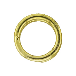 Plated Brass Split Rings