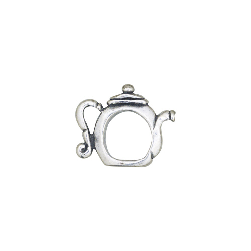 Teapot Toggle Clasps  Large   - Sterling Silver