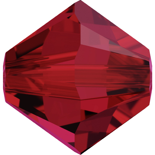 5328 Bicone - 3mm Swarovski Crystal - SCARLET RED