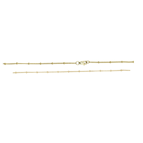 Satellite Chain 1mm with 1.8mm Bead 16