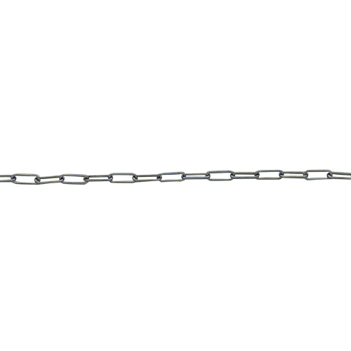 Fancy Cable Chain 1.8 x 5.3mm - Sterling Silver Black Diamond