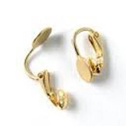 Plated Brass Clip-On Earrings