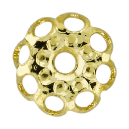 Plated Brass Bead Caps