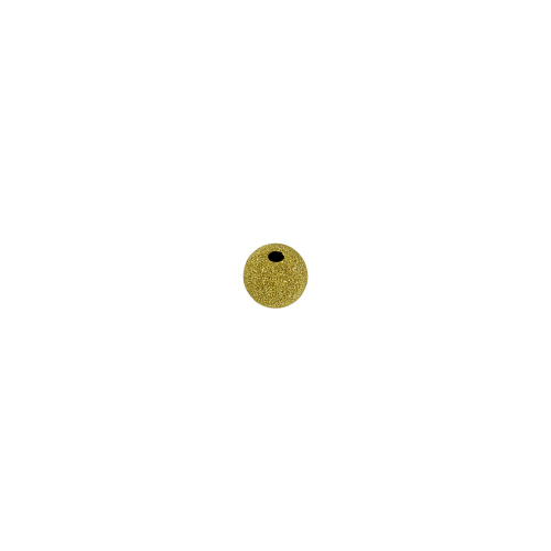 6mm Stardust Beads  - 14 Karat Gold