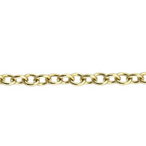 Cable Chain 2.9 x 3.4mm - 14 Karat Gold