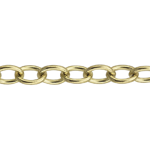 Cable Chain 4.0 x 5.35mm - 14 Karat Gold