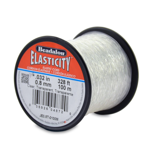 Elastic 0.8 mm Dia 100 m