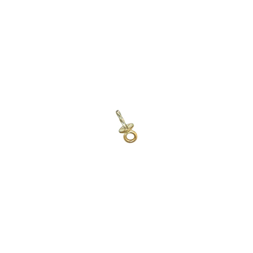 3mm Pad Pearl Stone Drop  - 14 Karat Gold