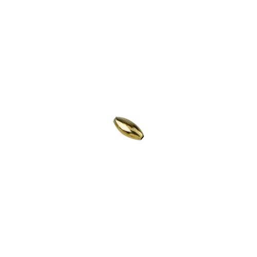 3 X 7mm Plain Oval Beads  - 14 Karat Gold