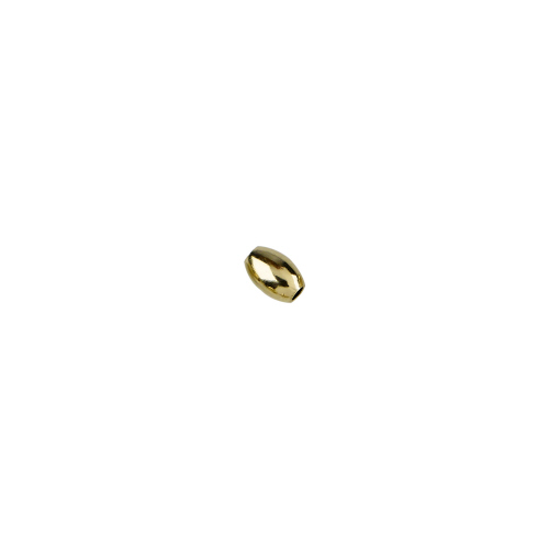 4 X 6mm Plain Oval Beads  - 14 Karat Gold