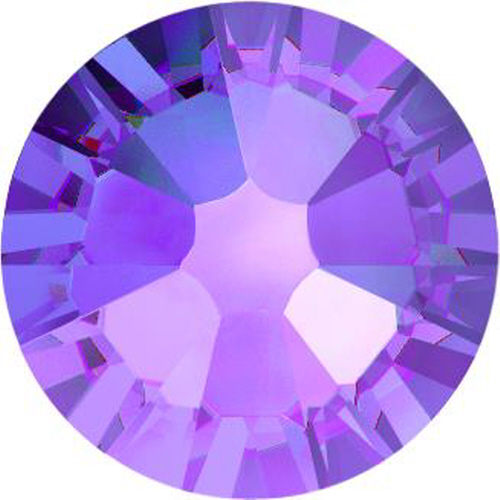 2088 Flatback Non Hotfix - SS12 Swarovski Crystal - LIGHT  AMETHYST-AB