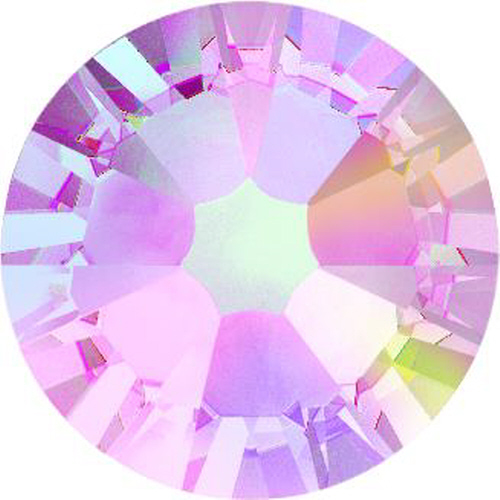 2088 Flatback Non Hotfix - SS12 Swarovski Crystal - LIGHT ROSE-AB