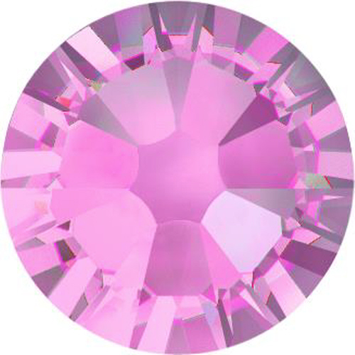 2088 Flatback Non Hotfix - SS12 Swarovski Crystal - LIGHT ROSE