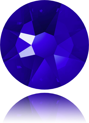 2088 Flatback Non Hotfix - SS12 Swarovski Crystal - MAJESTIC BLUE