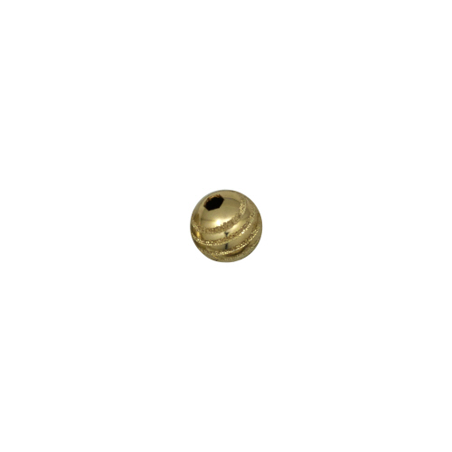 8mm Stardust Stripe 1 Beads Gold Filled