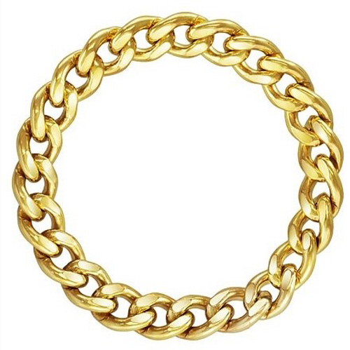 2.9mm Curb Chain Ring Size 6.5-7.5