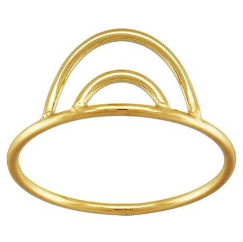 6.2mm Double Arch Ring Size 5