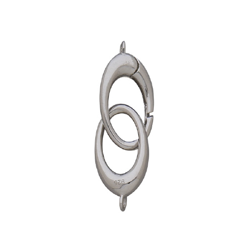 Fancy Clasp 12 x 37mm - Sterling Silver