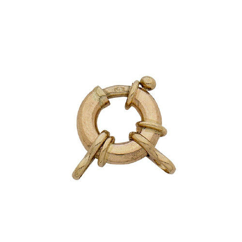 14mm Bolt Ring w/Cast Rings  - 14 Karat Gold