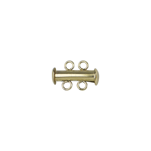 Round Bar Clasp-2 strand  - 14 Karat Gold