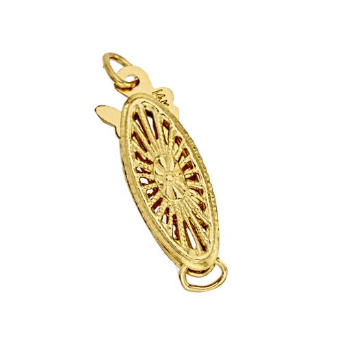 Fishhook Style Clasp  - 14 Karat Gold