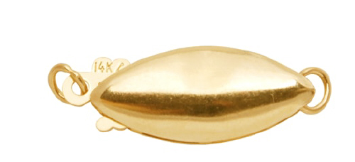 Fishhook Style Clasp  - 14 Karat Gold