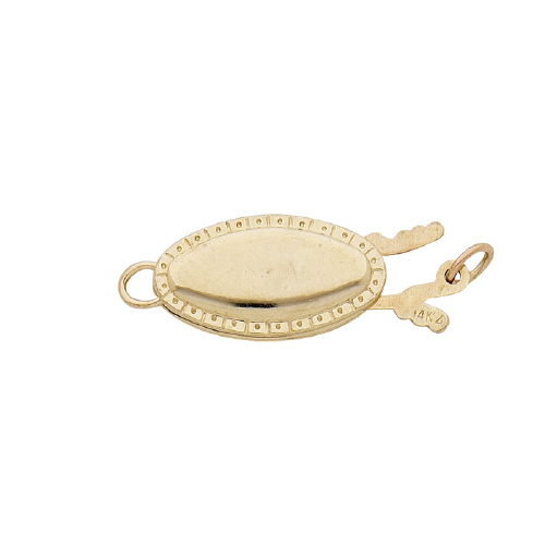 Fishhook Style Clasp  - 14 Karat Gold