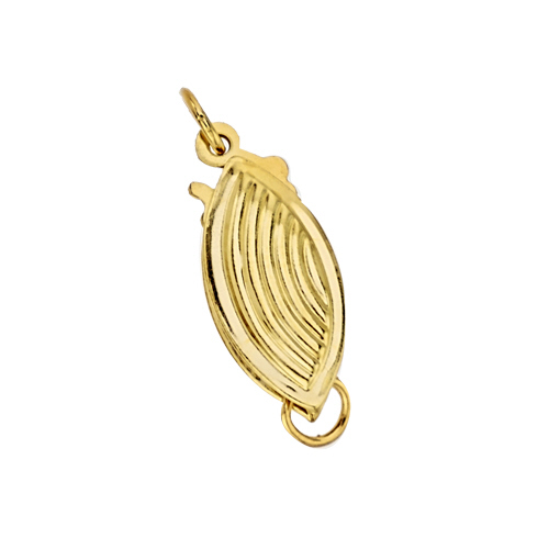 Fishhook Style Clasp  - 14 Karat Gold