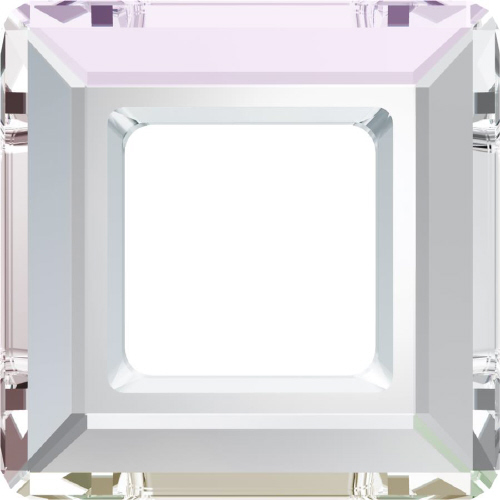4439 Square Ring - 14mm Swarovski Crystal - CRYSTAL AB