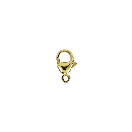 13mm Round Lobster Clasps  - 14 Karat Gold