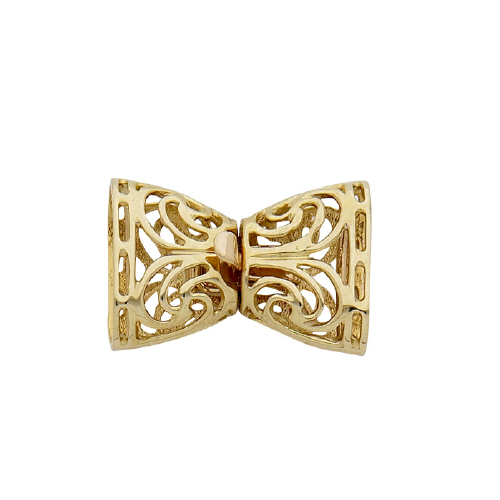 Designer Clasp - Double Cone  - 14 Karat Gold