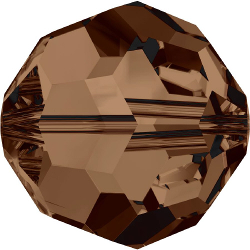 5000 Faceted Round - 2mm Swarovski Crystal - SMOKEY TOPAZ