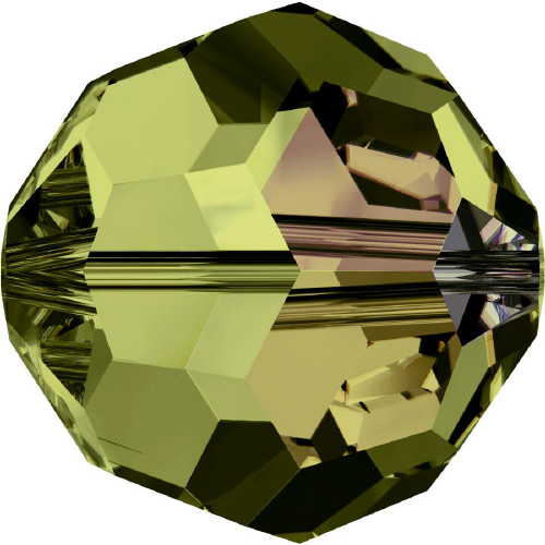 5000 Faceted Round - 3mm Swarovski Crystal - OLIVINE-AB