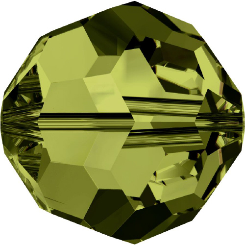 5000 Faceted Round - 3mm Swarovski Crystal - OLIVINE