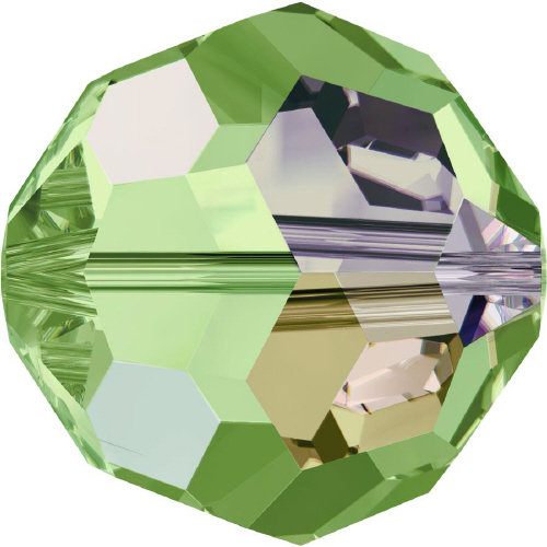 5000 Faceted Round - 3mm Swarovski Crystal - PERIDOT-AB