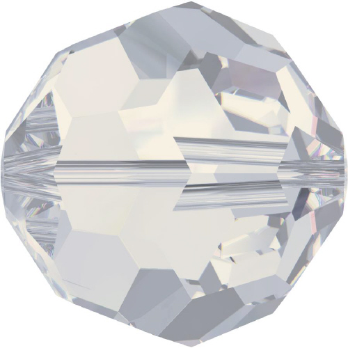 5000 Faceted Round - 3mm Swarovski Crystal - WHITE OPAL