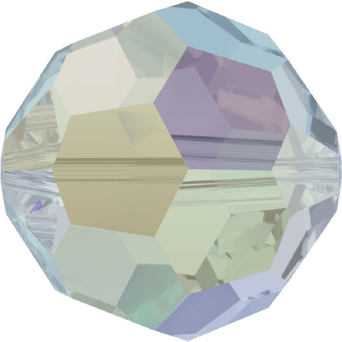 5000 Faceted Round - 4mm Swarovski Crystal - AQUAMARINE-AB2X