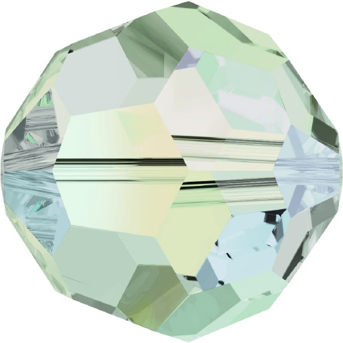 5000 Faceted Round - 4mm Swarovski Crystal - CHRYSOLITE-AB2X