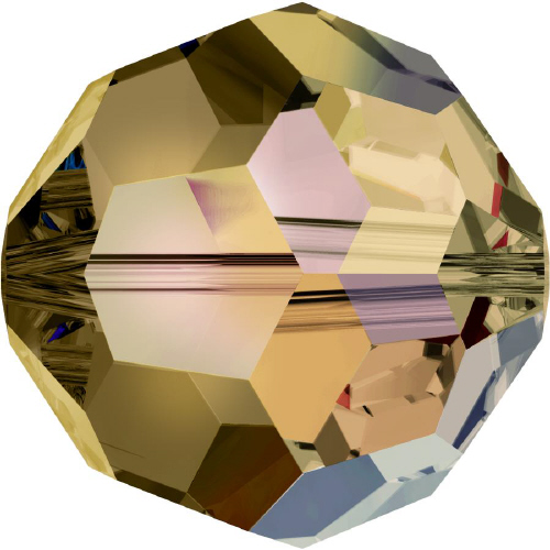 5000 Faceted Round - 4mm Swarovski Crystal - LIGHT TOPAZ-AB