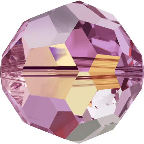 5000 Faceted Round - 4mm Swarovski Crystal - ROSE-AB2X