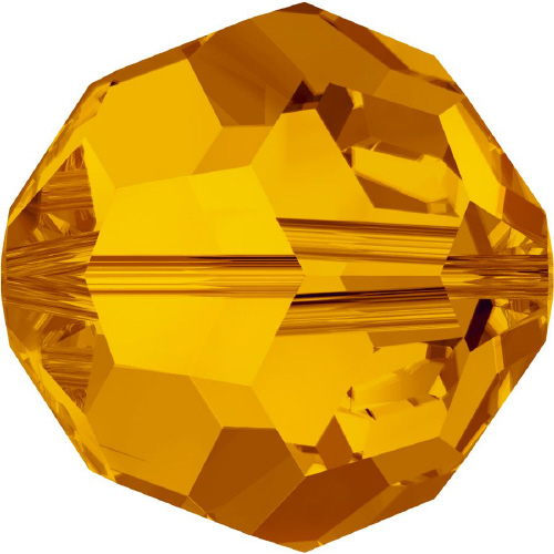 5000 Faceted Round - 4mm Swarovski Crystal - TANGERINE