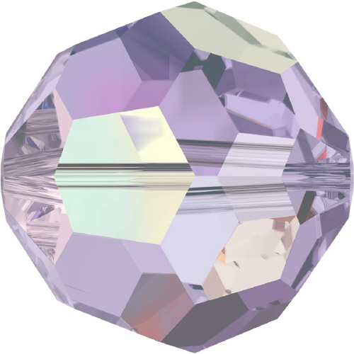 5000 Faceted Round - 4mm Swarovski Crystal - VIOLET-AB2X