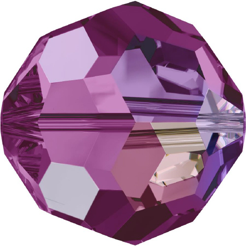 5000 Faceted Round - 6mm Swarovski Crystal - FUSCHIA-AB