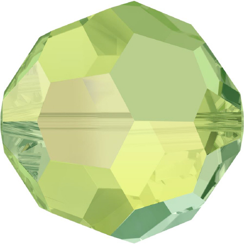 5000 Faceted Round - 6mm Swarovski Crystal - PERIDOT-AB2X