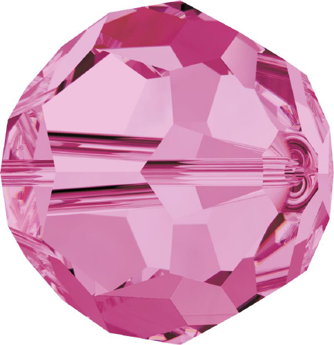 5000 Faceted Round - 6mm Swarovski Crystal - ROSE