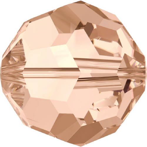 5000 Faceted Round - 8mm Swarovski Crystal - LIGHT PEACH