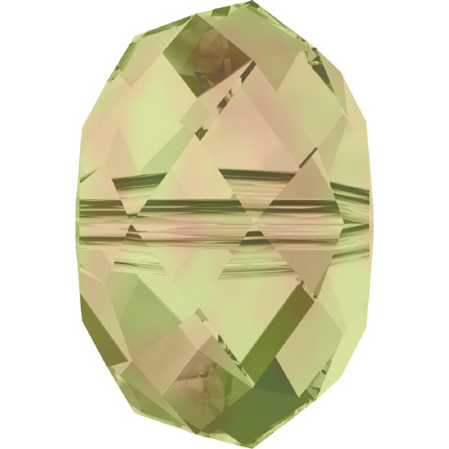 5040 Briolette Bead - 6mm Swarovski Crystal - CRYSTAL LUMINOUS GREEN