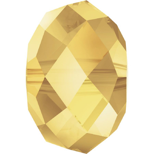 5040 Briolette Bead - 6mm Swarovski Crystal - CRYSTAL METALIC SUNSHINE