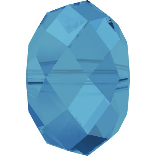 5040 Briolette Bead - 8mm Swarovski Crystal - CARIBEAN BLUE OPAL