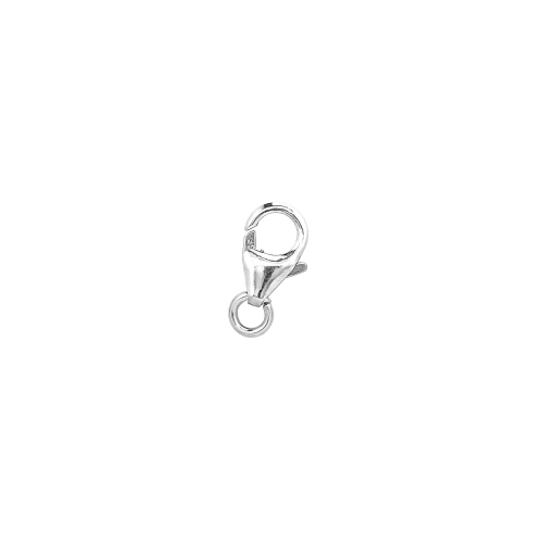 11mm Trigger Lobster Clasps w/ring   - Sterling Silver